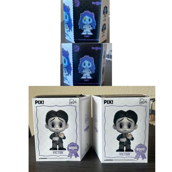 LIMITED EDITION CHASE BUNDLE Emily Victor Corpse Bride Thrilljoy Pix Bonejangles - Picture 1 of 2
